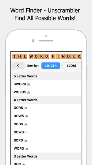 The Word Finder screenshot 1
