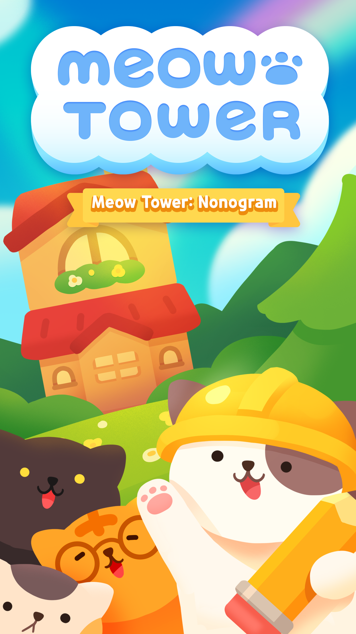 Meow Tower - Nonogram Puzzle screenshot 1