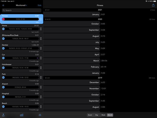 Screenshot #4 pour Geofency - Suivi du temps