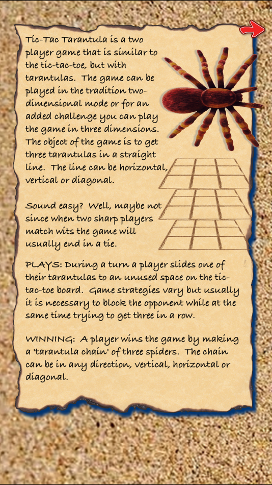 #5. Tic-Tac-Tarantula (iOS) By: Ventura Educational Systems