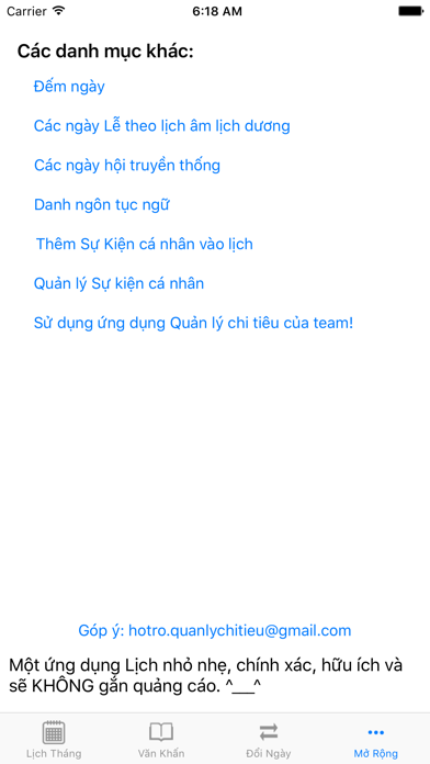 A Lịch Việt -NoAds LichVanNien iPhone screenshot 4 - Productivity app