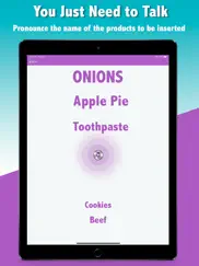grocery shopping list by voice ipad bildschirmfoto 3