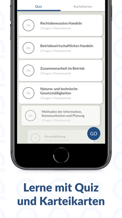 Industriemeister Prüfungen Screenshot