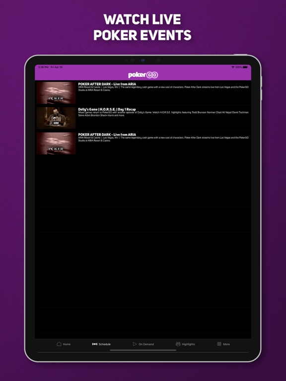 Screenshot #6 pour PokerGO: Stream Poker TV