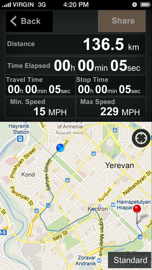 #7. Speedometer GPS+ (iOS) 由: Tigran Mkhitaryan
