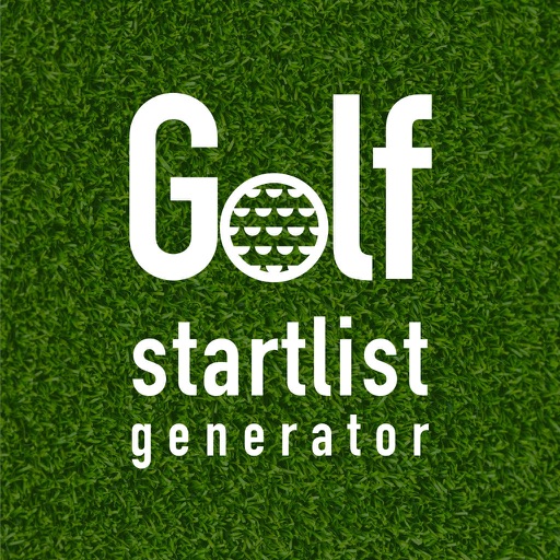 Golf Startlist Generator