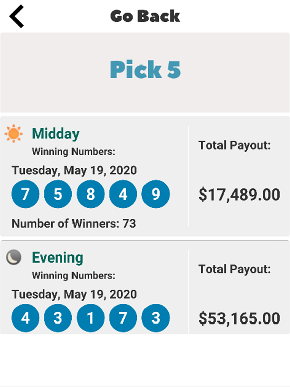 FL Lotto Results iPad screenshot 10 - Utilities app