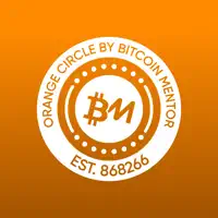 Bitcoin Mentor Orange Circle