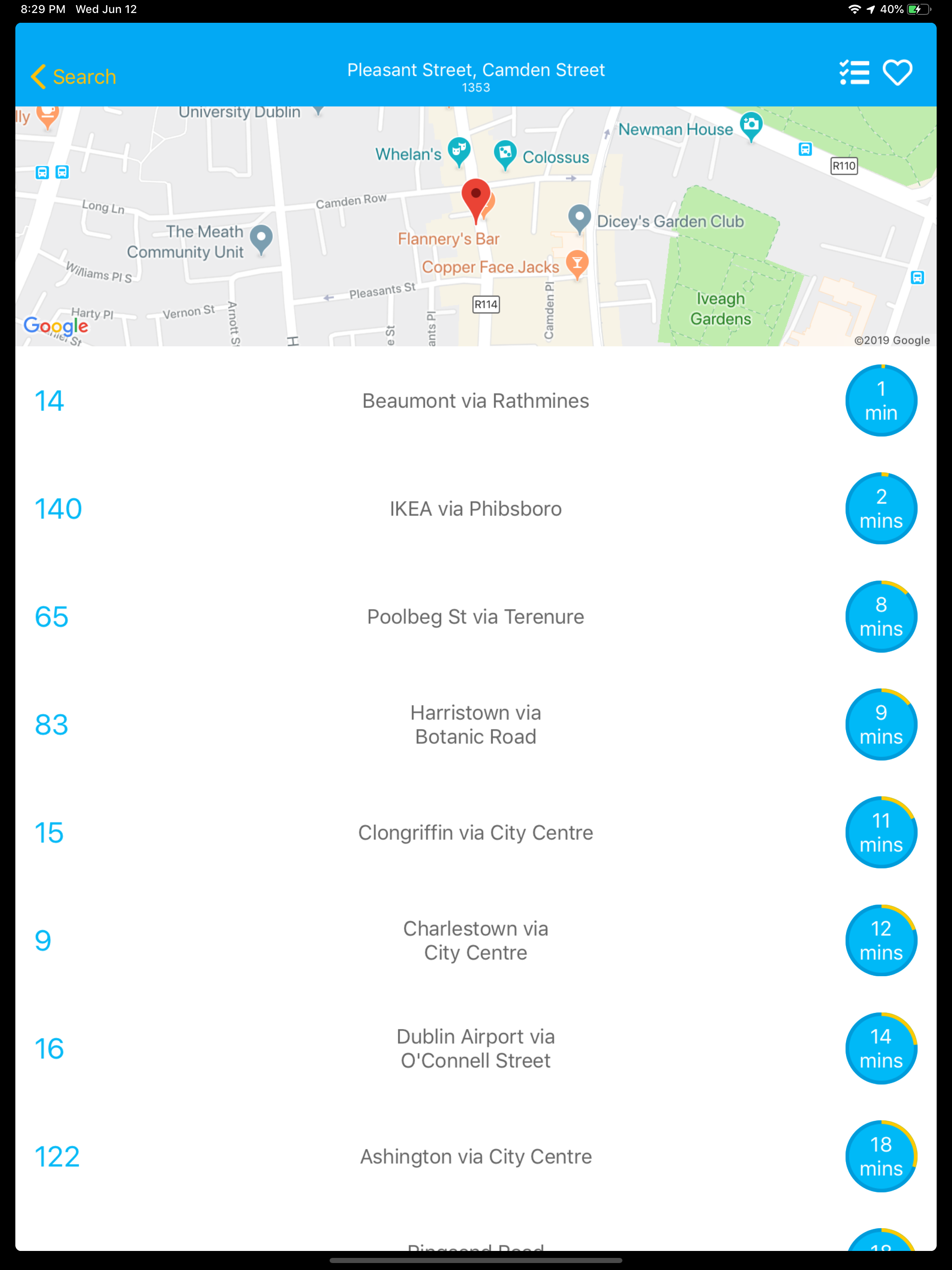Next Bus Dublin & Ireland screenshot 9