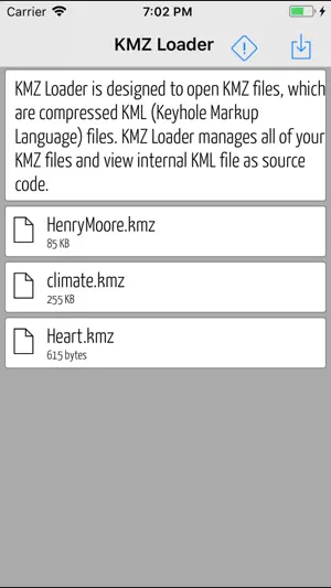 KMZ Loader screenshot 1