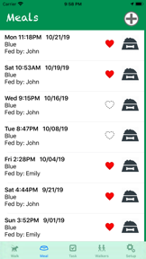 Woof! dog walking app screenshot