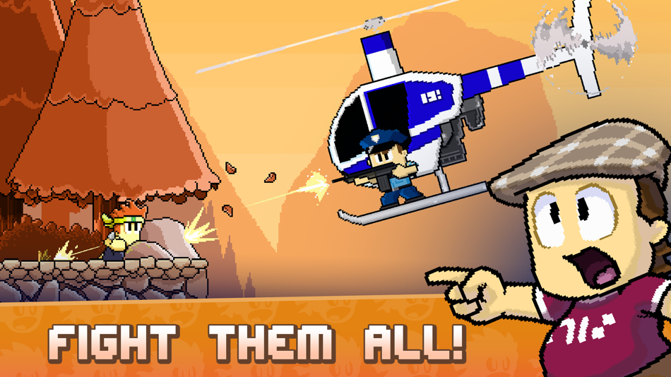 #1. Dan The Man Platformer (iOS) De: Halfbrick Studios