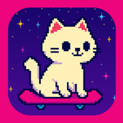 CAT BEAT SKATER（猫ビート）- ドット音ゲー