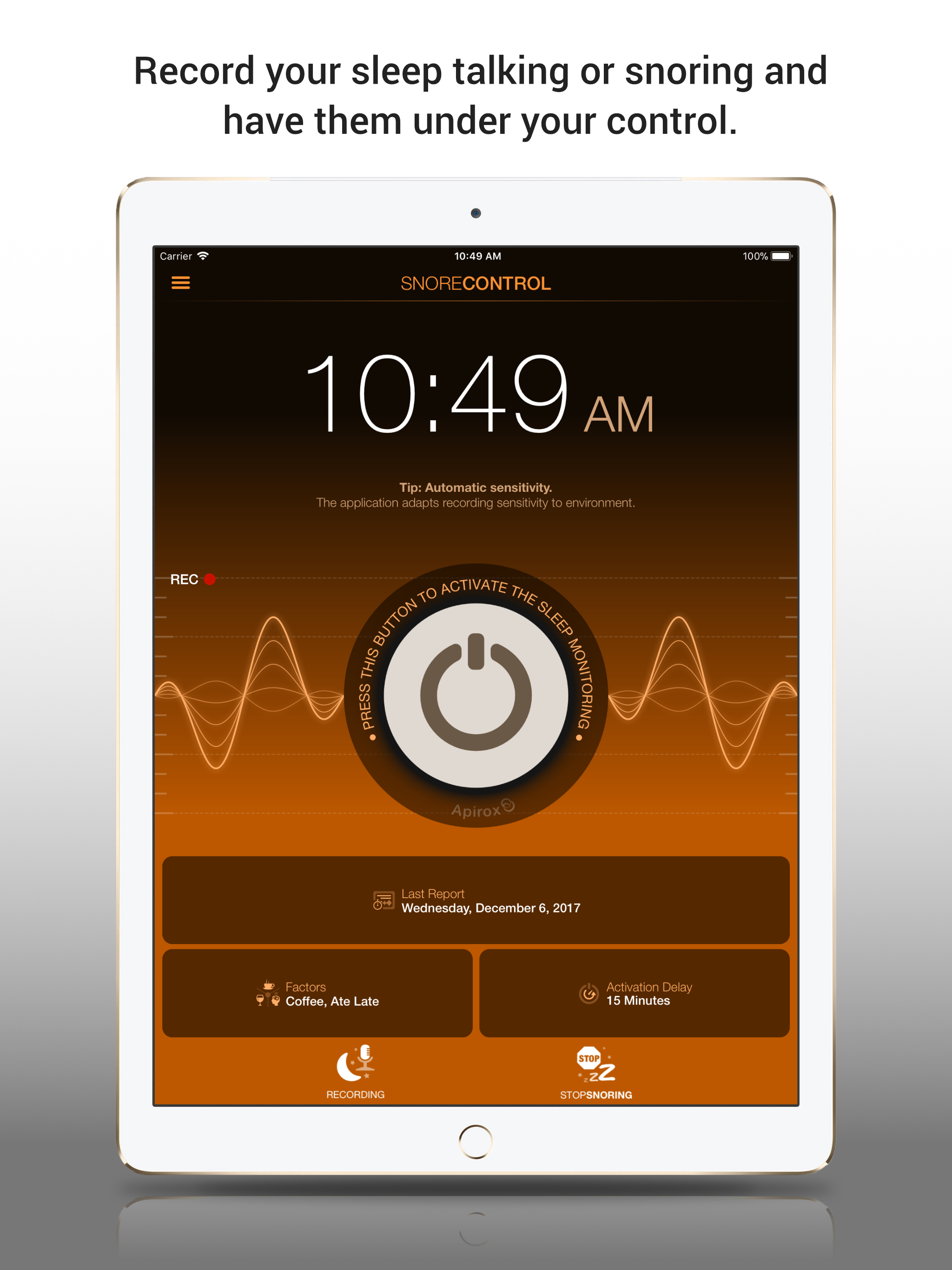 Snore Control Pro screenshot 6