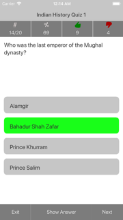 Indian History Quizzes screenshot 3