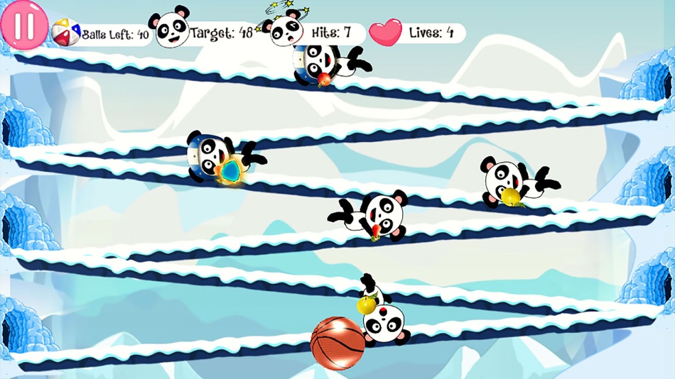 #4. Panda Knockdown Ball Toss Game (iOS) 由: Gamers Genie