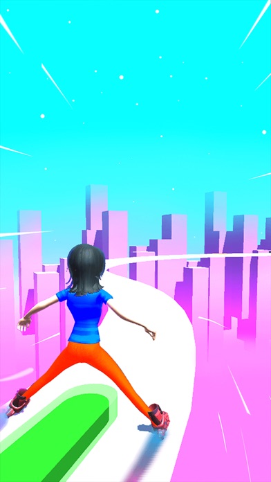 Screenshot #3 pour Sky Roller Skating Girl