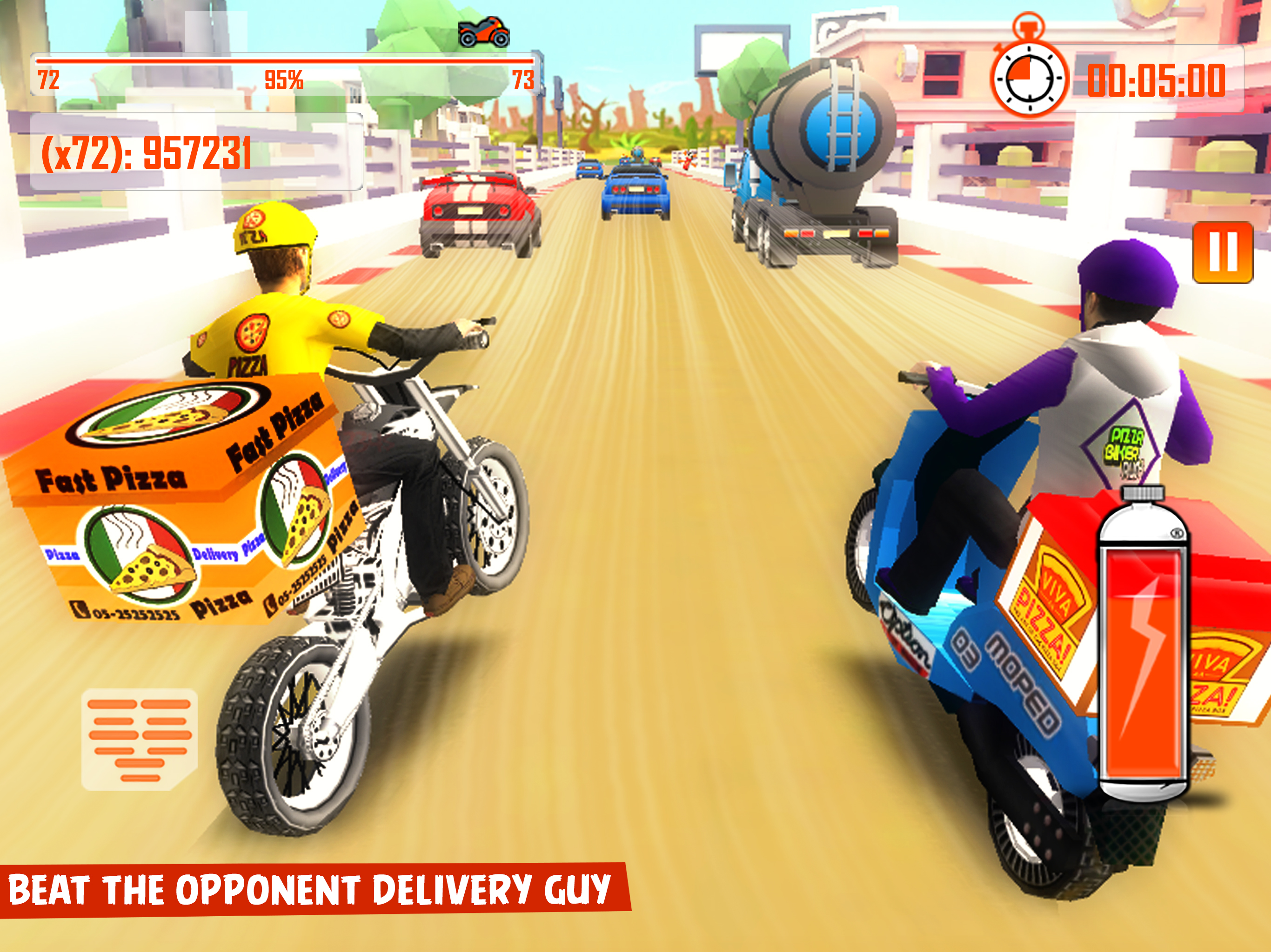 Bike Rider Pizza Delivery Game screenshot 11