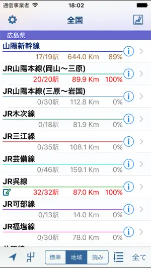 鉄道・路線・駅〜旅メモ screenshot 1