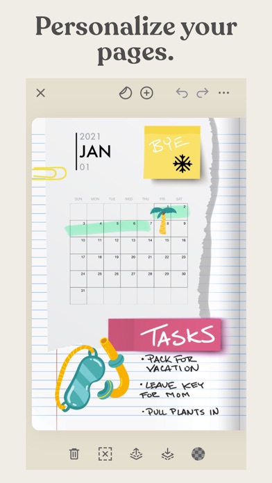 Planner & Journal - Zinnia Screenshot