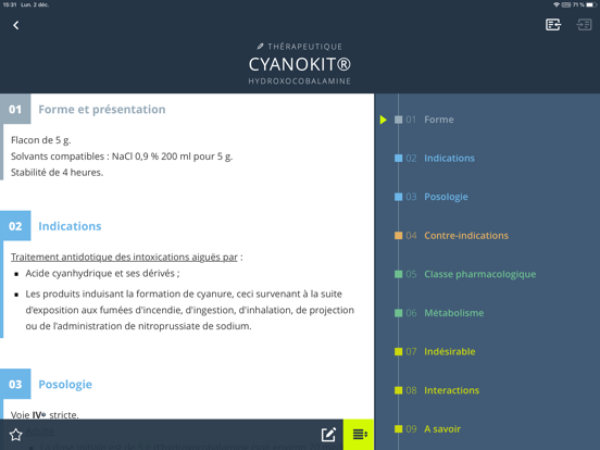 Smur Bmpm iPad screenshot 4 - Medical app