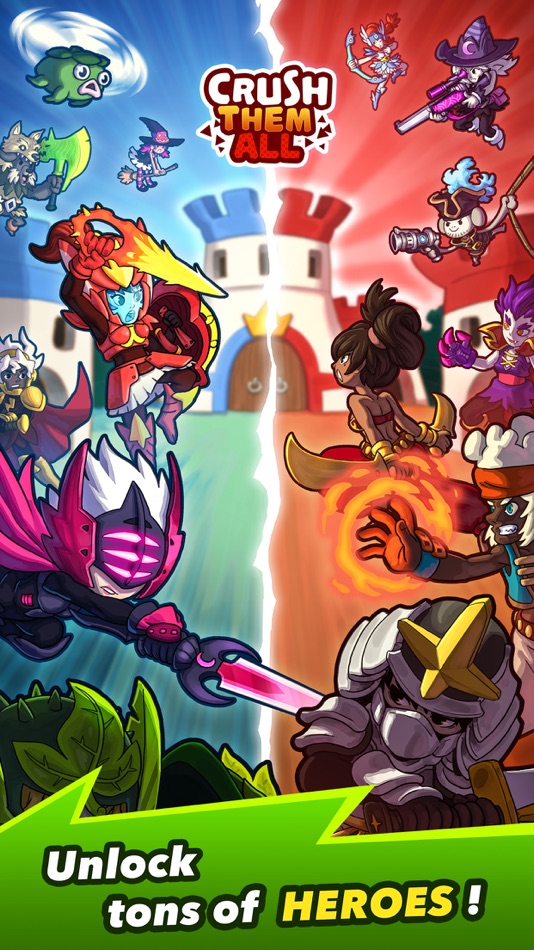 #3. Crush Them All - Idle RPG (iOS) Bởi: Imperia Online JSC