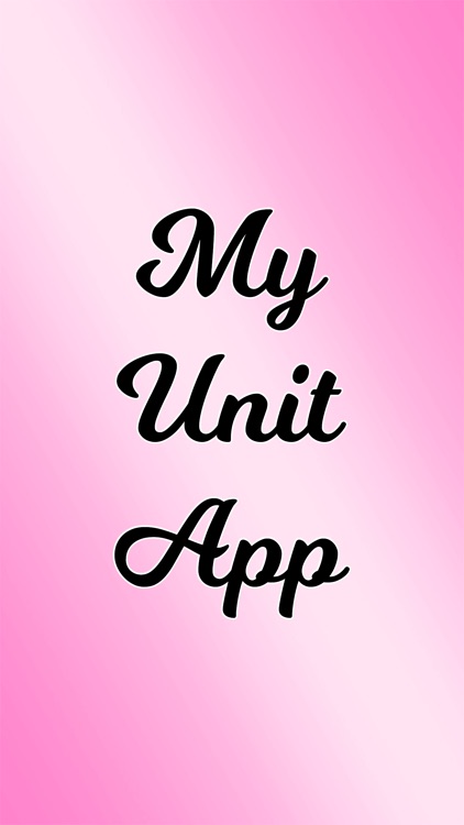 My Unit App