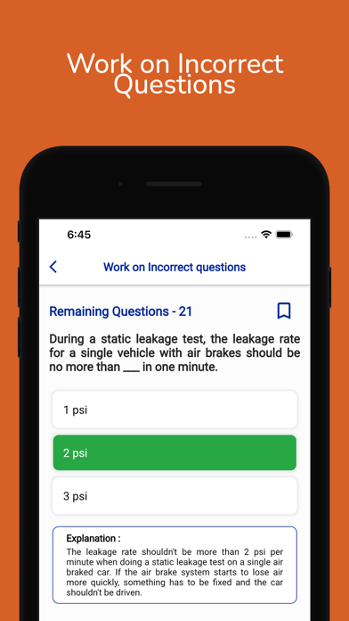 New Mexico CDL Permit Practice Screenshot