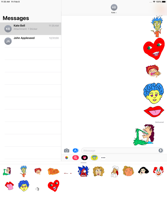 Bunch of Stickers iPad screenshot 6 - Stickers app