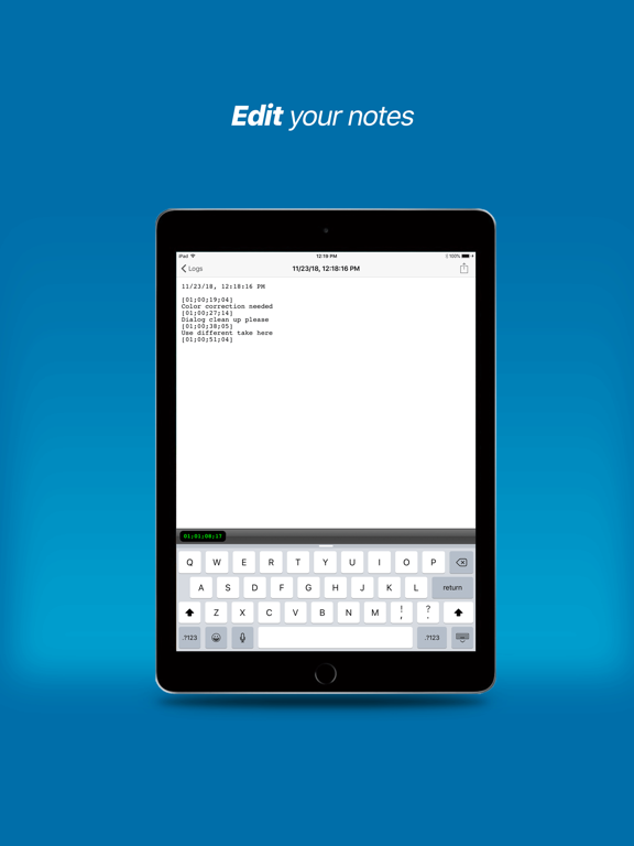 Screenshot #6 pour Timecode Logs