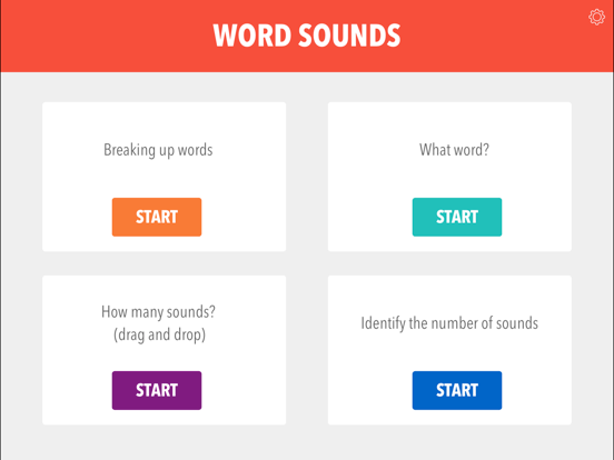 Word Sounds / Phonemes app screenshot