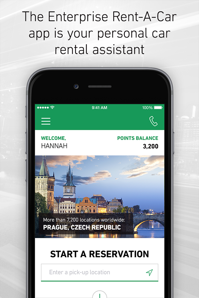 Enterprise Rent-A-Car screenshot 1