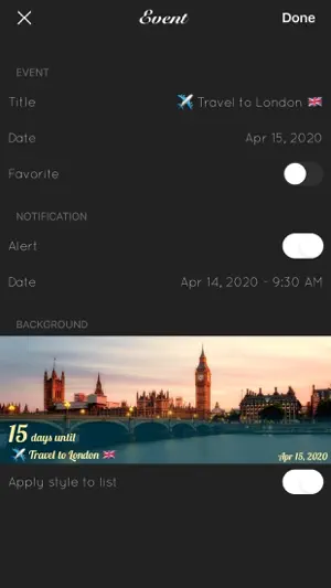 Big Days - Event Countdown screenshot 3