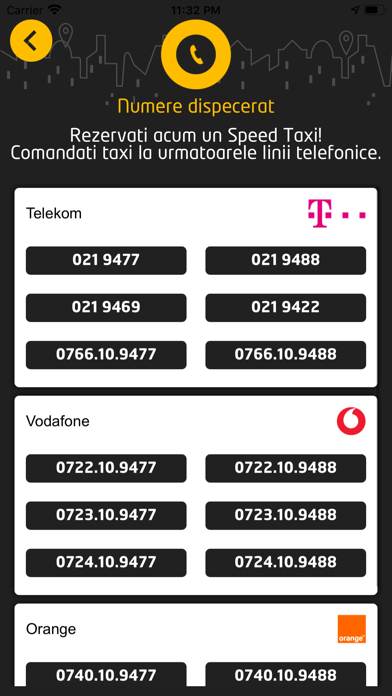 Speed Taxi App screenshot