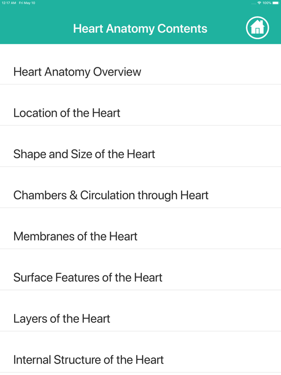 Learn Heart Anatomy iPad screenshot