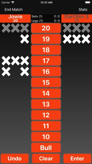 DartCohol Darts Trainer iPhone Ekran Görüntüsü 2