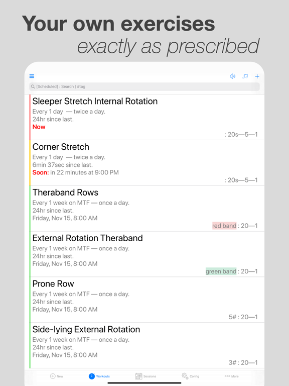 Screenshot #6 pour PT Timer: Stretch & Exercise