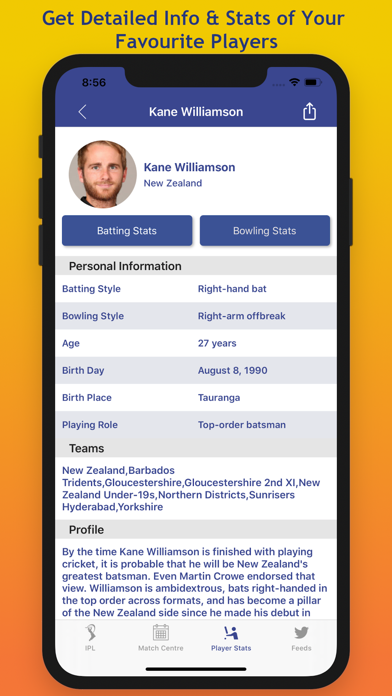 Cricket Fever - Live T20 Score Screenshot