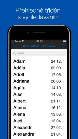 Svátky screenshot 1