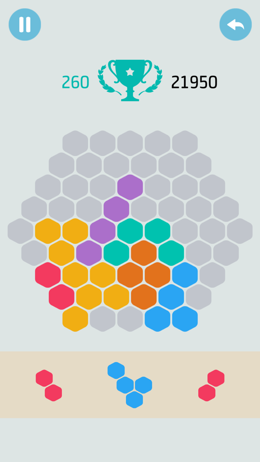 #1. Hexa block puzzle + (iOS) 由: D2R