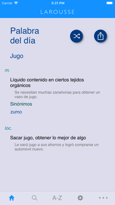 Larousse Spanish Advanced screenshot 2