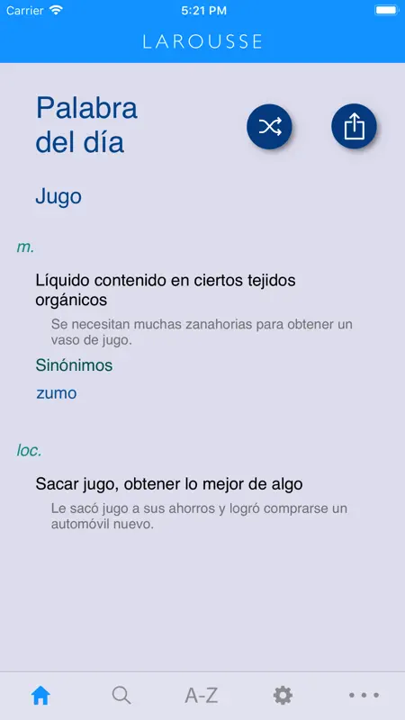 Larousse Avanzado de Español screenshot 2 of 5