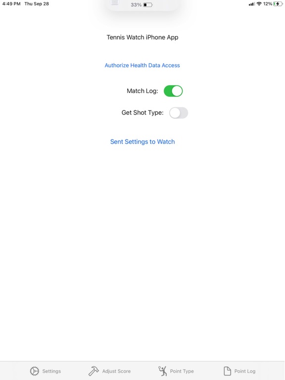 Screenshot #4 pour Quicktap Tennis Scorekeeper