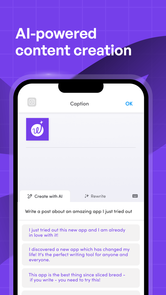 #4. Wordtune: AI Writing Keyboard (iOS) 由: AI21 Labs, Inc.