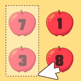 Fruit Puzzle - Drag & Make 10