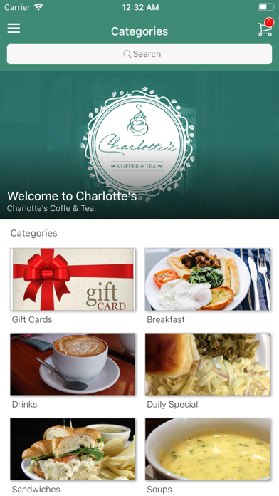 Charlotte's iPhone screenshot 2 - Food & Drink app