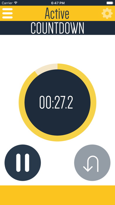 Universal Training Timer Screenshot