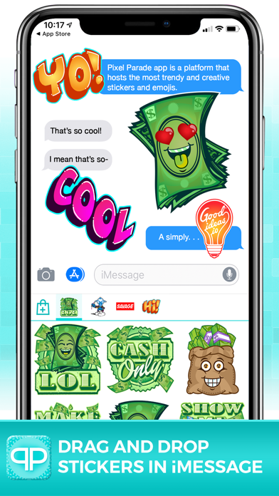 Pixel Parade Stickers & Emojis Screenshot