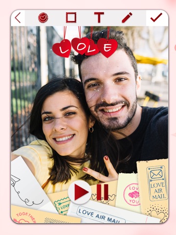 Love Video Maker – Create Gif iPad screenshot