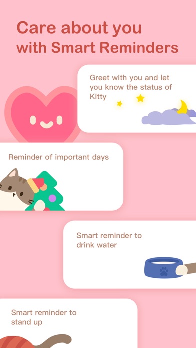 Cute pet: Self care pet widget Screenshot